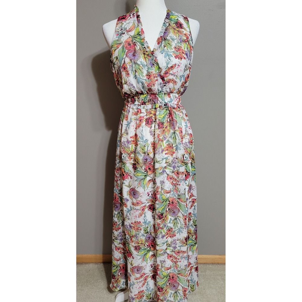 Maggy London Floral Maxi Dress